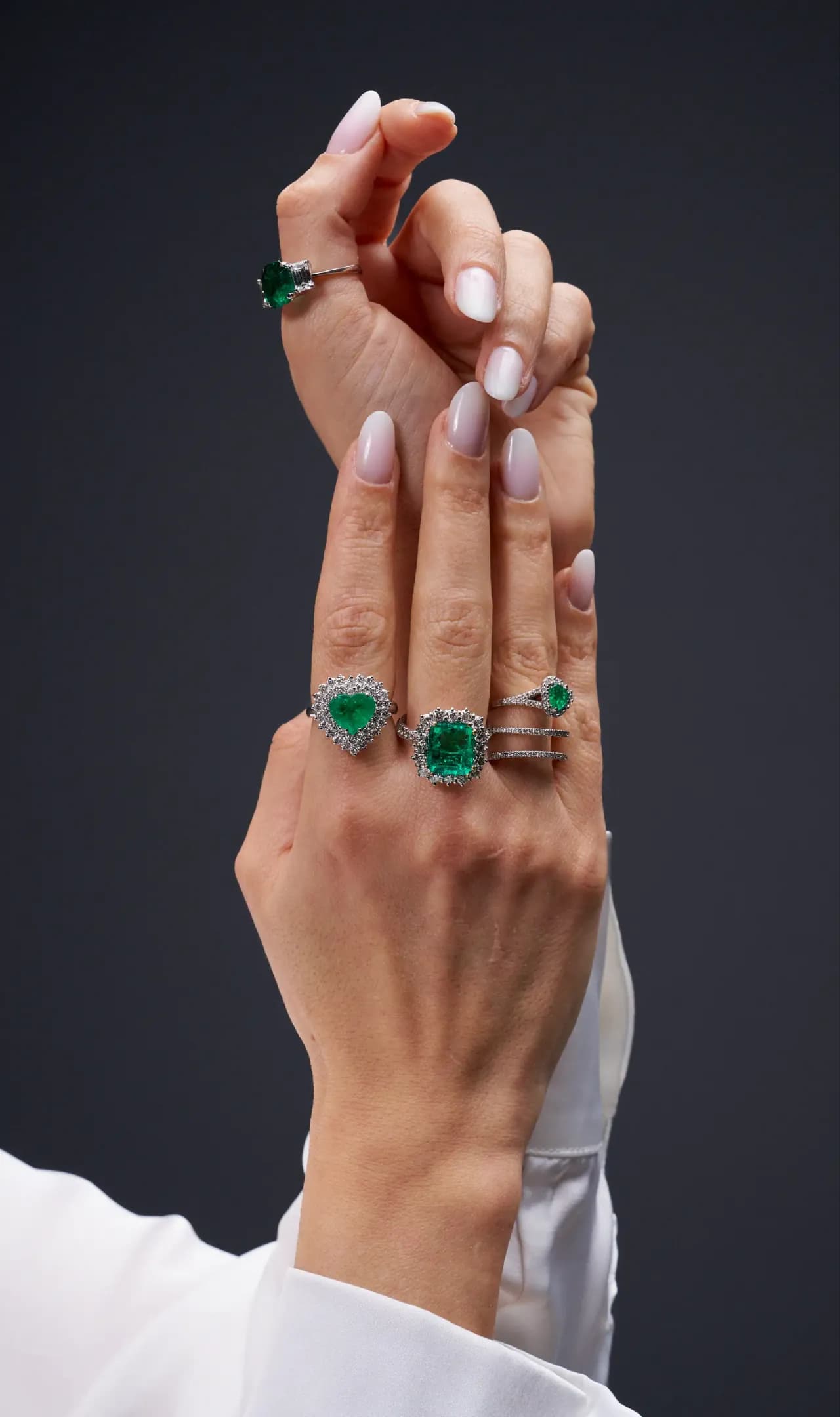 Gioielli in smeraldo